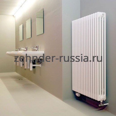 Радиатор Zehnder 4280 / 08 V002 1/2" RAL 9016 нижнее подключение