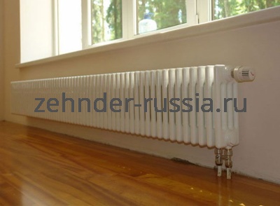 Радиатор Zehnder 4030 / 42 V002 1/2" RAL 9016 нижнее подключение