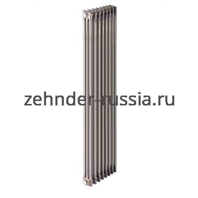 Вертикальный радиатор Zehnder 3180 / 08 N1270 3/4“ TL / прозрачный лак боковое подключение