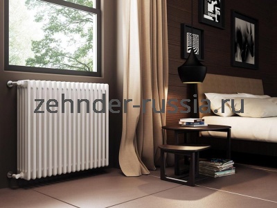 Радиатор Zehnder 5200 / 07 1270 3/4" RAL 9016 боковое подключение