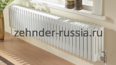 Радиатор Zehnder 4040 / 52 1270 3/4" RAL 9016 боковое подключение