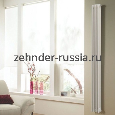 Вертикальный радиатор Zehnder 3180 / 04 N1270 3/4“ боковое подключение
